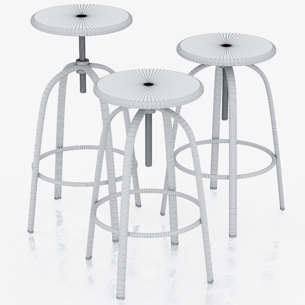 Miniforms Ferrovitos Stool 3D model_6