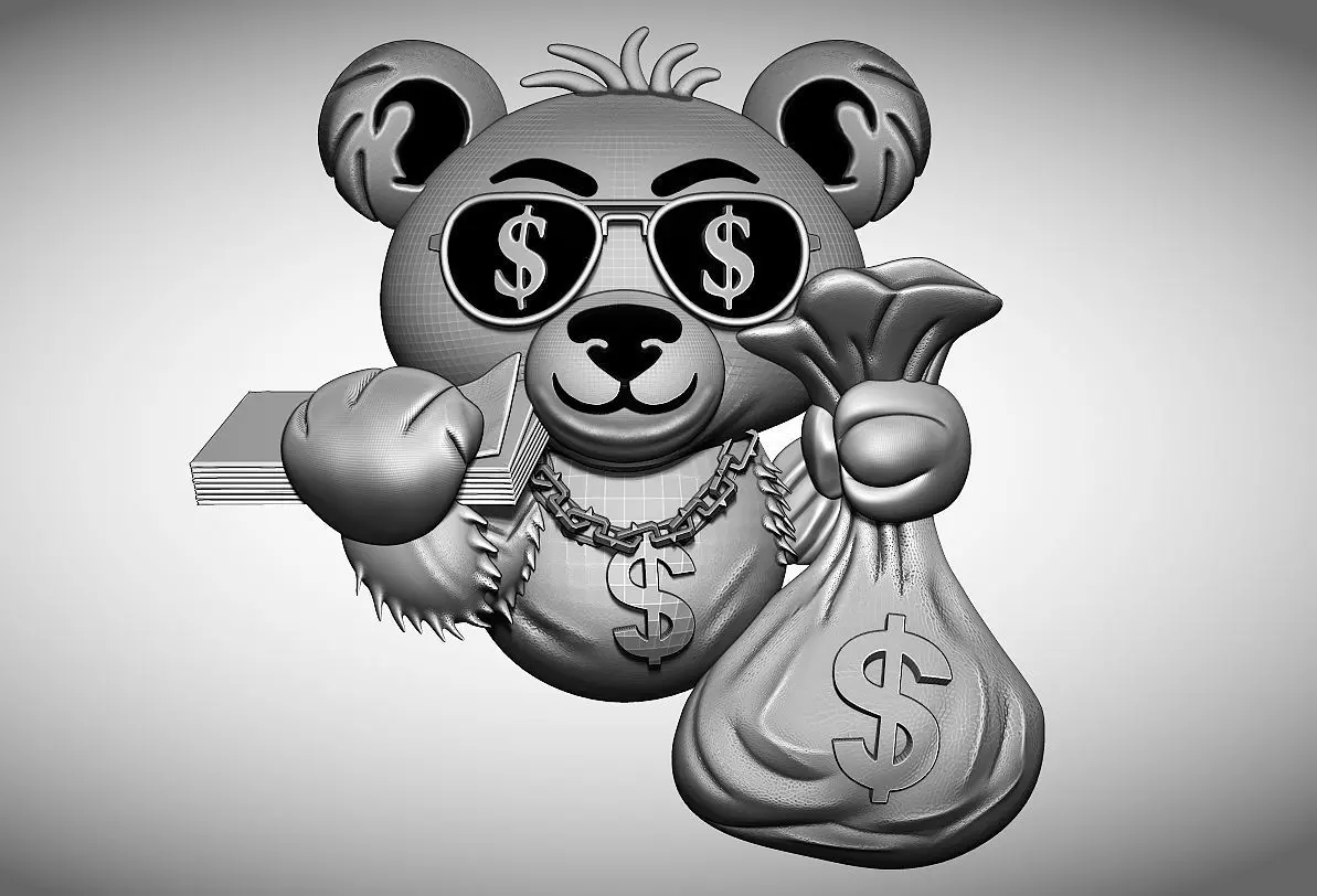 Panda 2d model Free 3D model