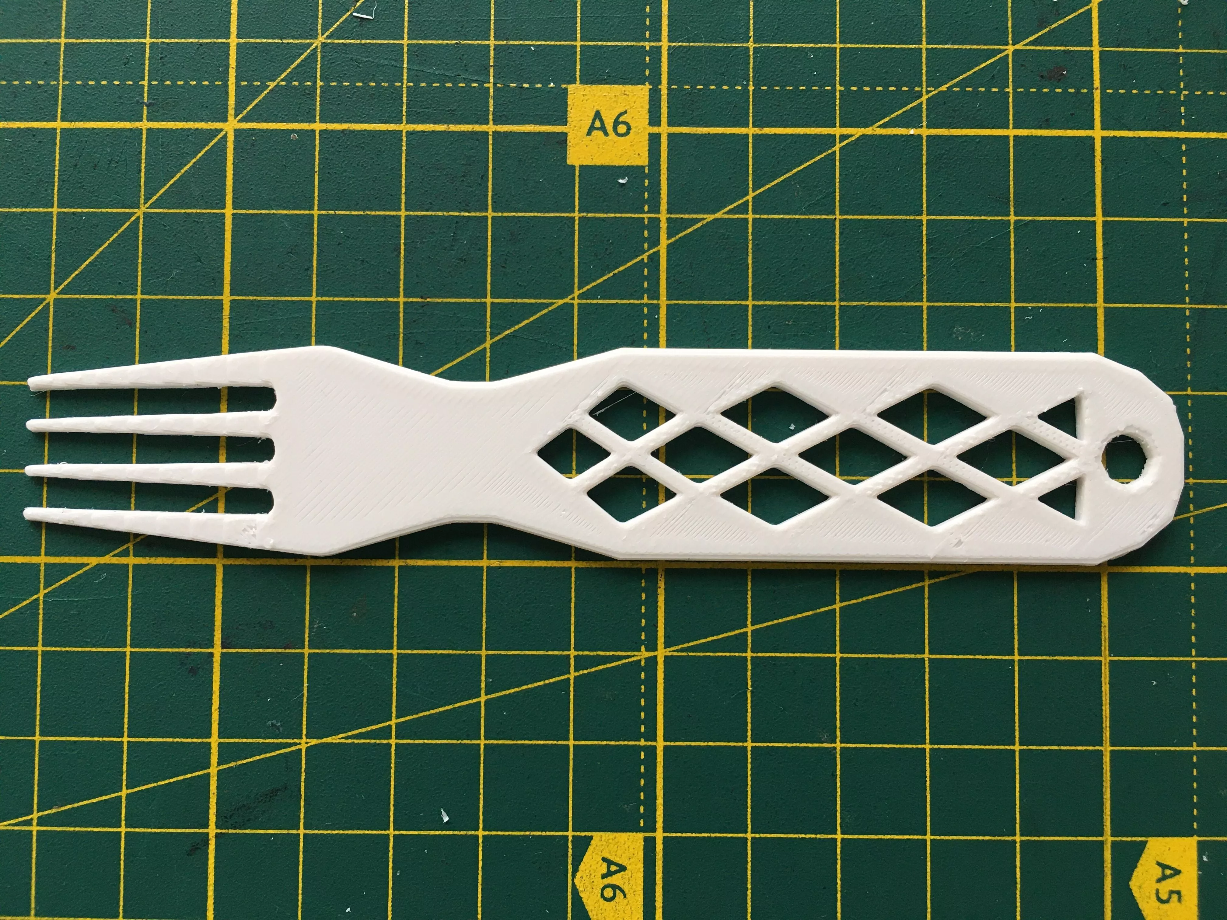 Fork Mini STL 3D Print Camping Picnic Portable Free 3D print model