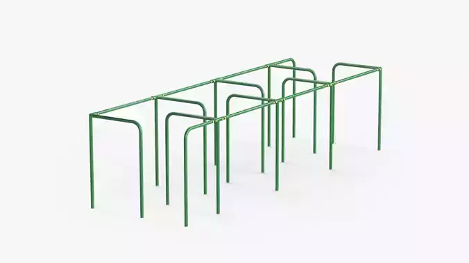 Maze Outdoor Fitness Station Green