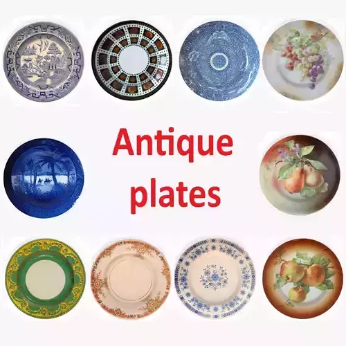 Antique and vintage plate Pack