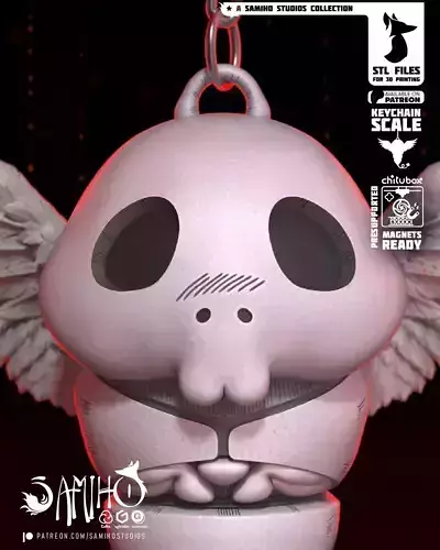 Samiho Studios - Kogane Keychain - STLs ready for printing 
