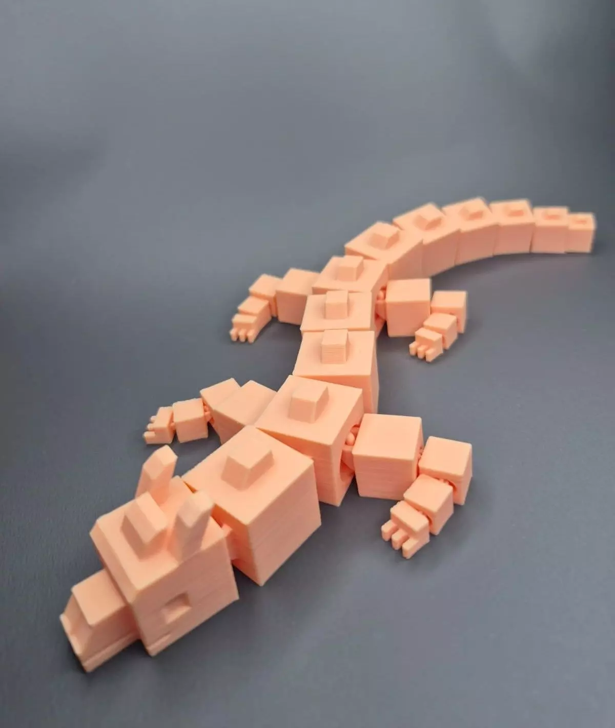 Articulated Cubic Lizard 3D print model