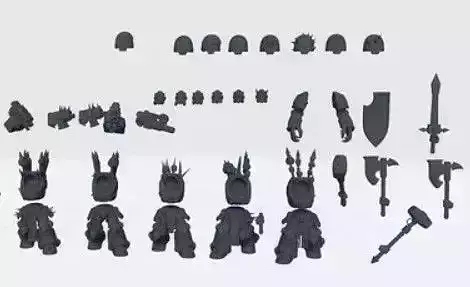 chaos terminator 3d model