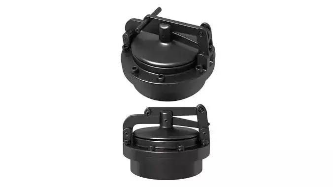 Flip Top Filler Cap - Large Positive Locking Flip
