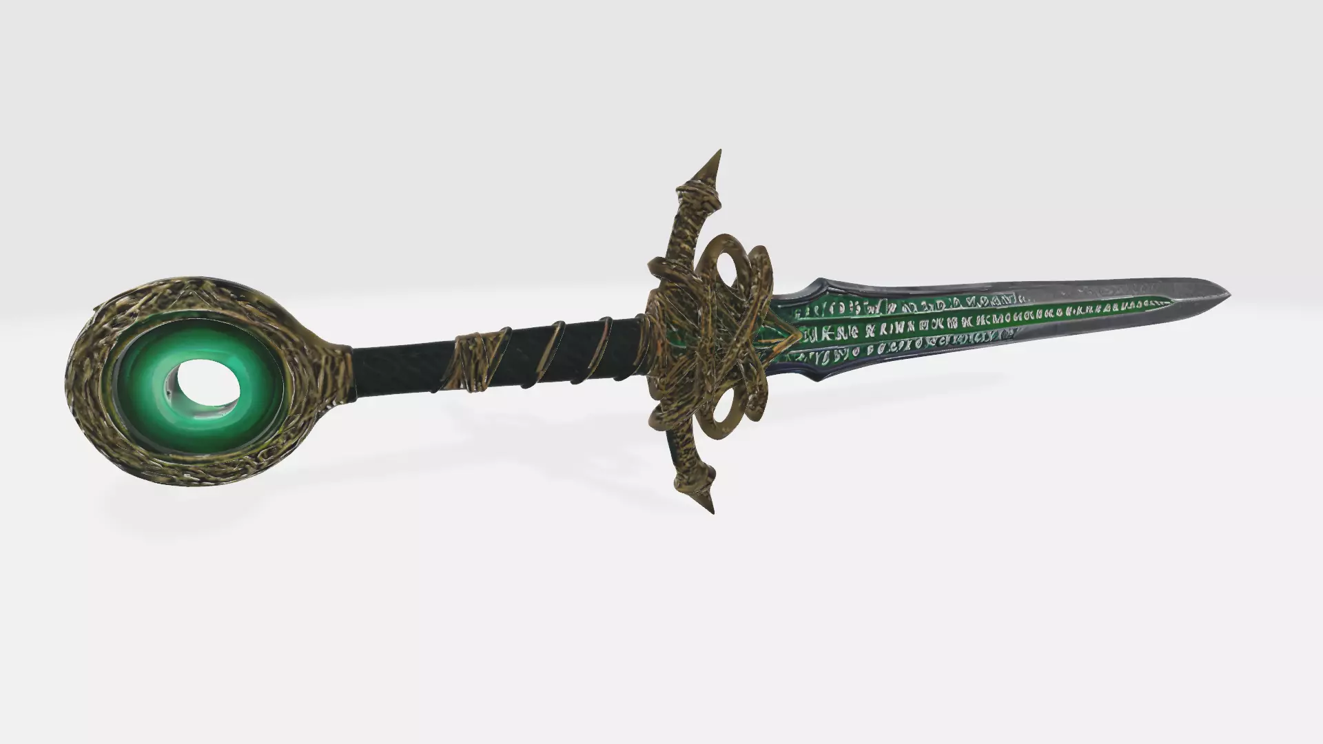 Verdant Star-Shroud - Elven Magic Greatsword 3D print model