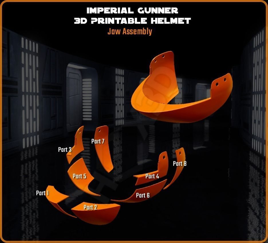 Imperial Gunner - 3D Printable Helmet 3D print model_2
