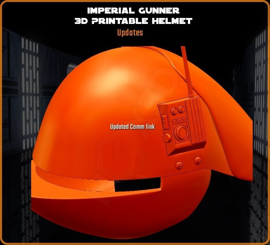 Imperial Gunner - 3D Printable Helmet 3D print model_5