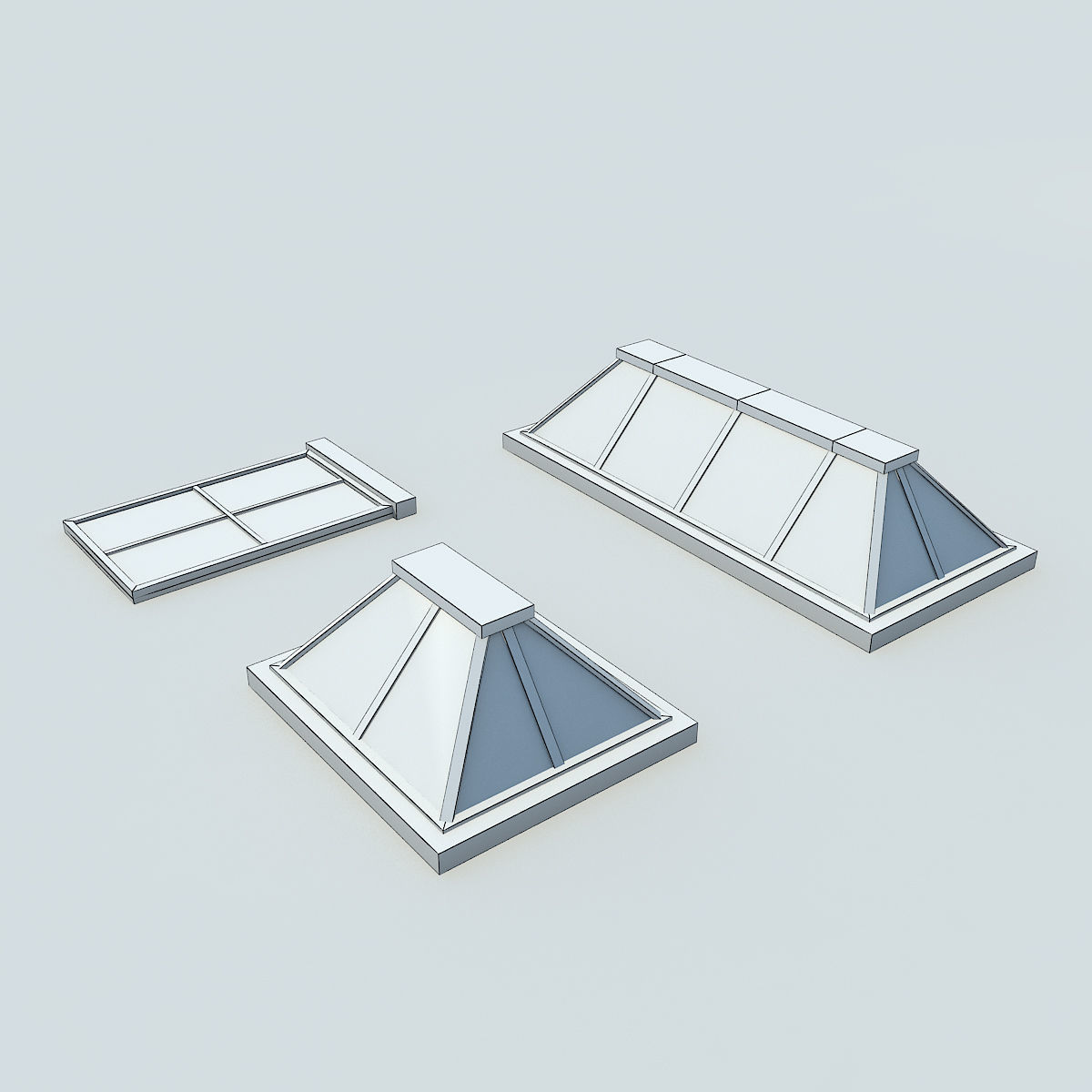 NYC Rooftop  Low-poly 3D model_42