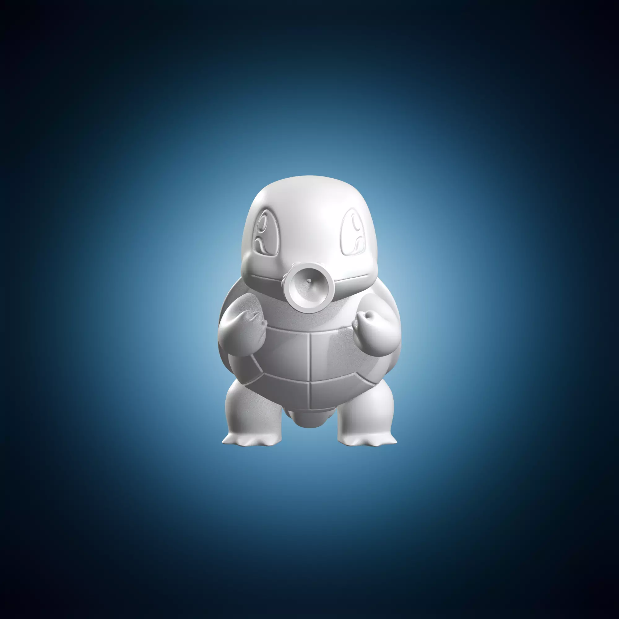 Musical Squirtle Statue 3D print model