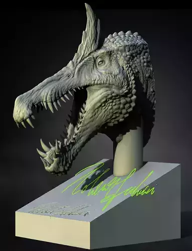 Spinosaurus mirabilis Bust