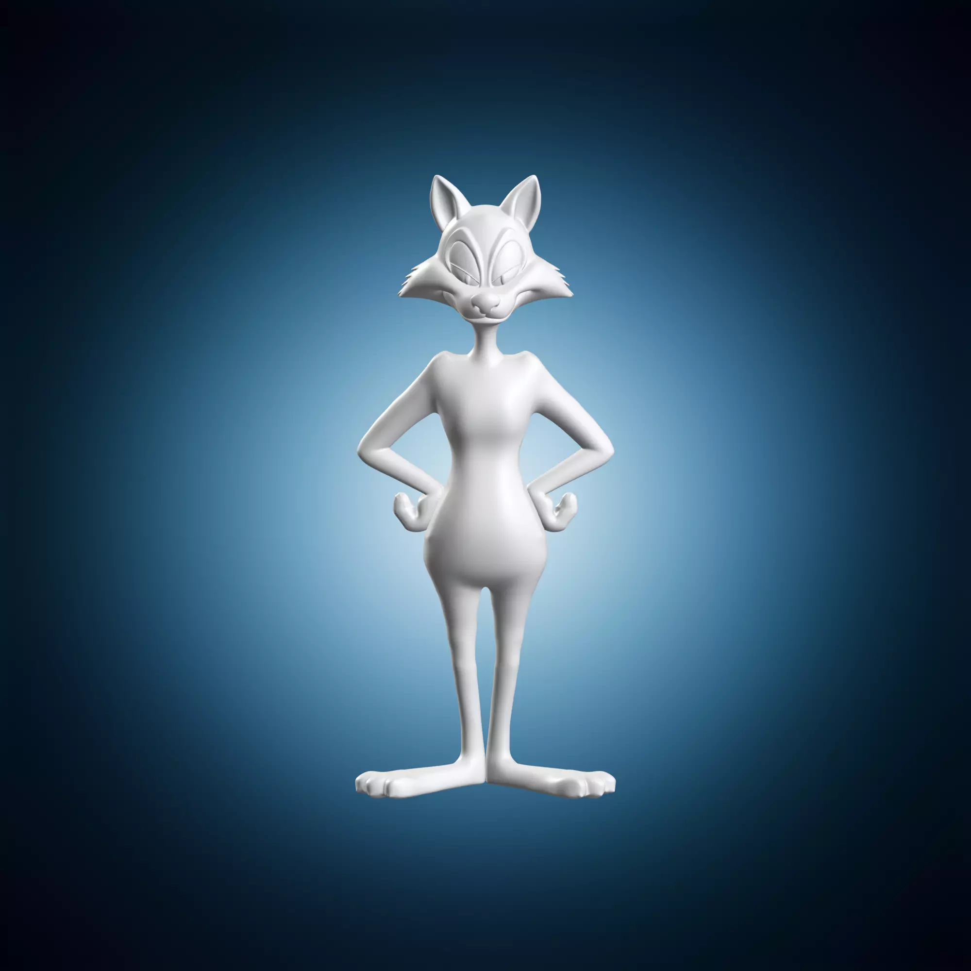 Looney Tunes Cat Statue 3D print model