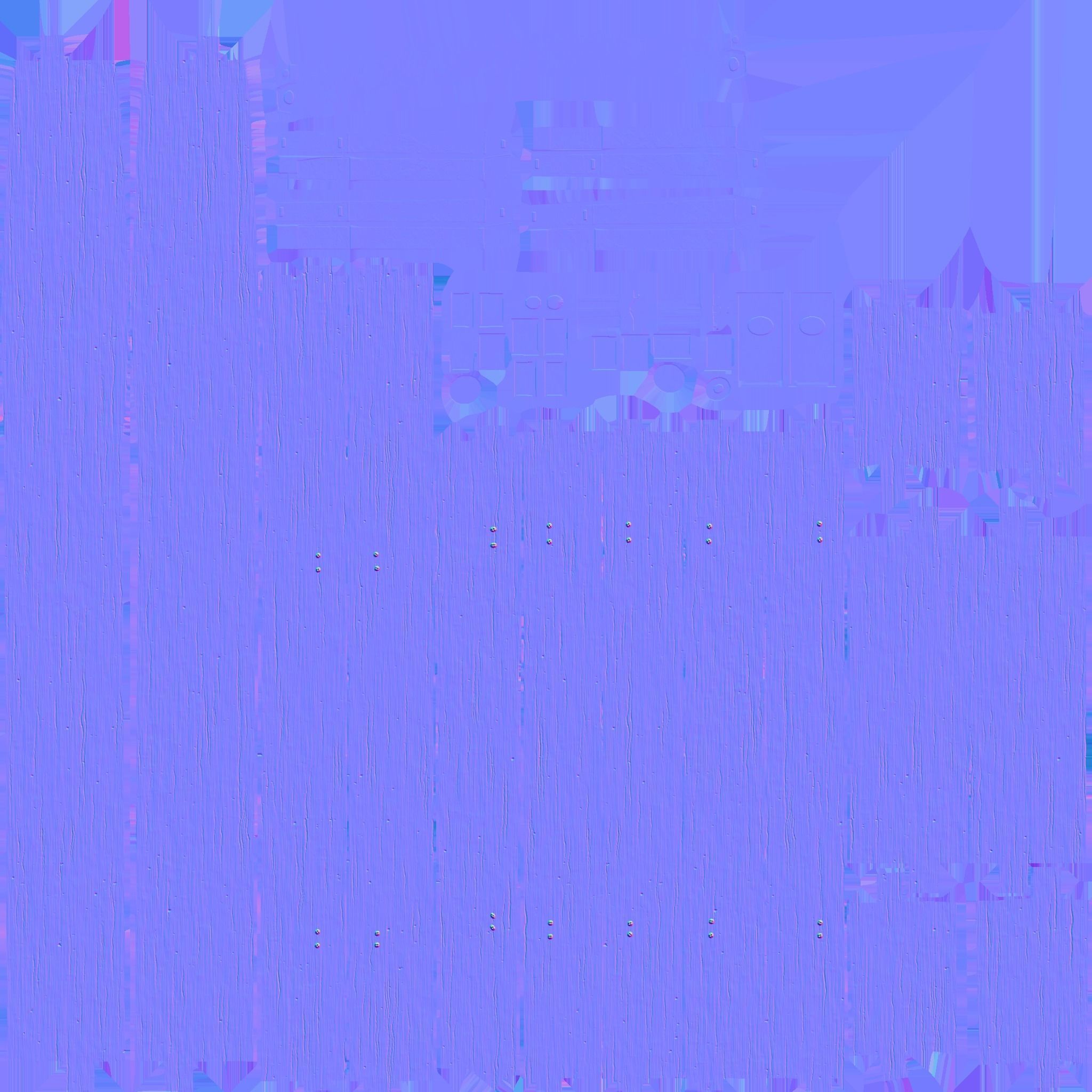 Wooden Sledge Winter VR AR Toy Low Poly PBR Game Ready Low-poly 3D model_17