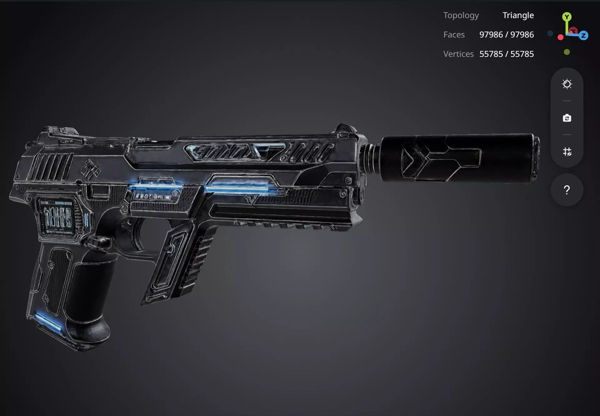 Pistol 3D model