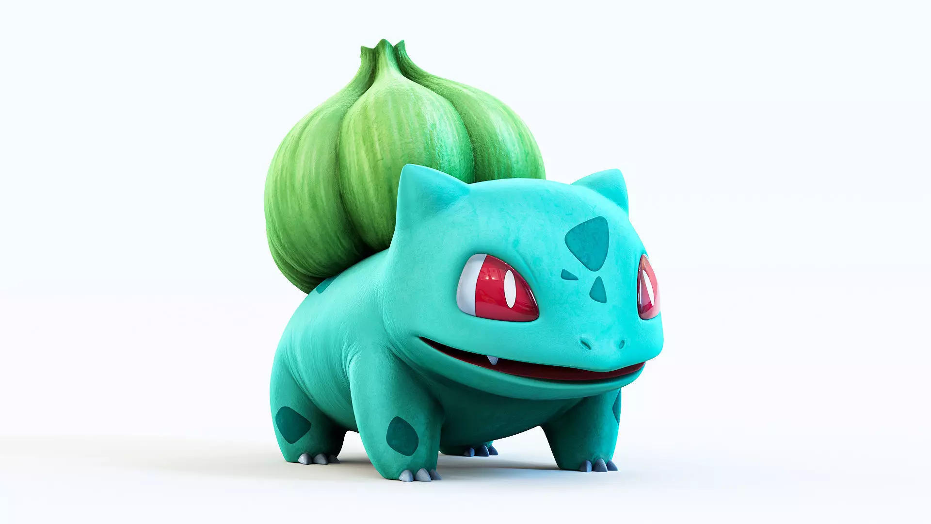 Pokemon Bulbasaur Low-poly 3D model_0
