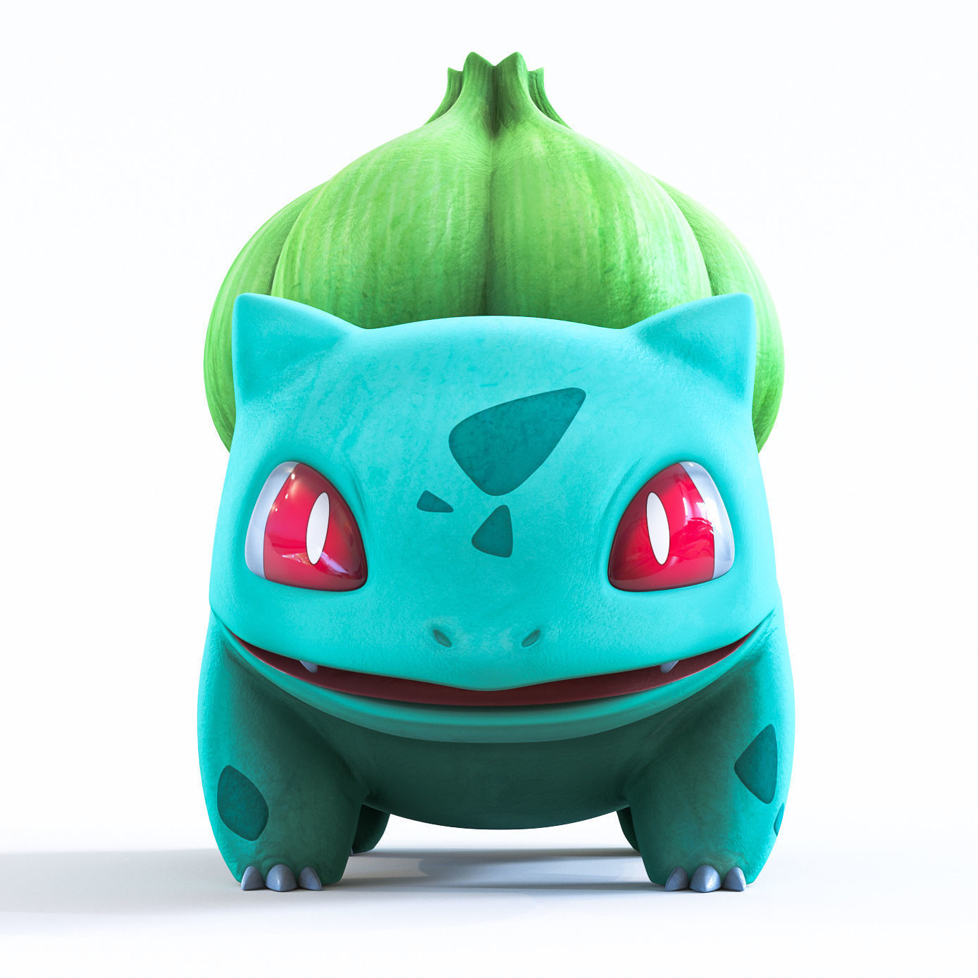 Pokemon Bulbasaur Low-poly 3D model_2