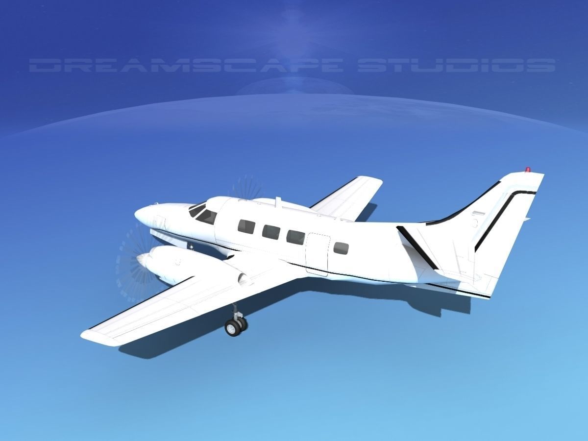 Swearingen SA226-T Merlin III V13 3D model_8