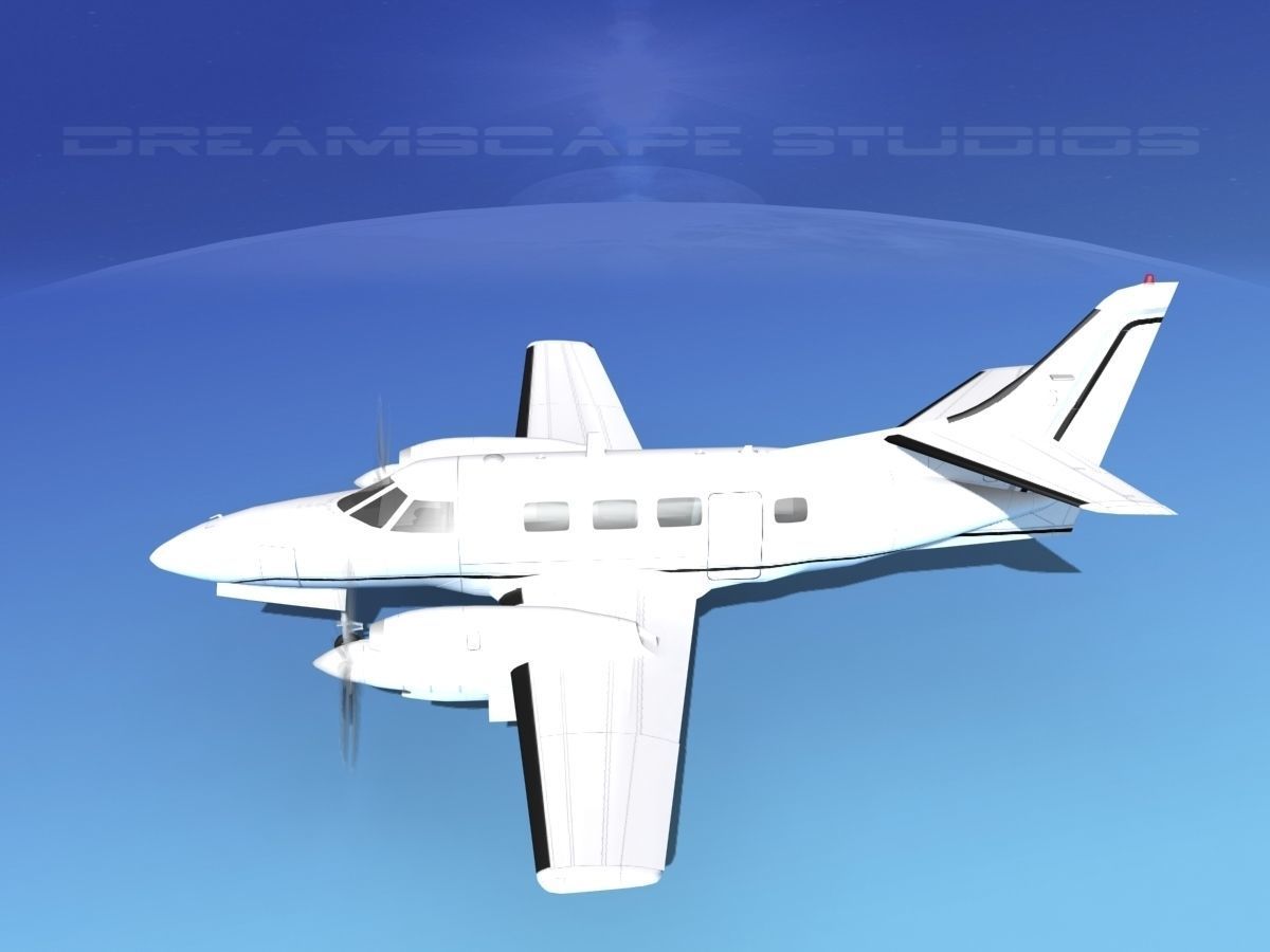 Swearingen SA226-T Merlin III V13 3D model_9
