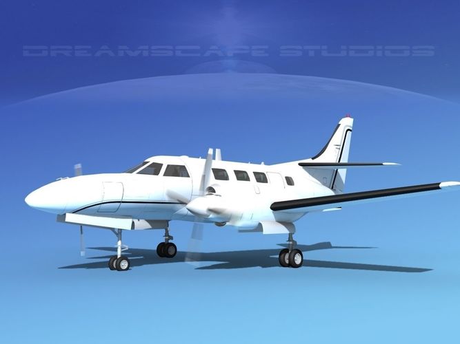 Swearingen SA226-T Merlin III V13 3D model