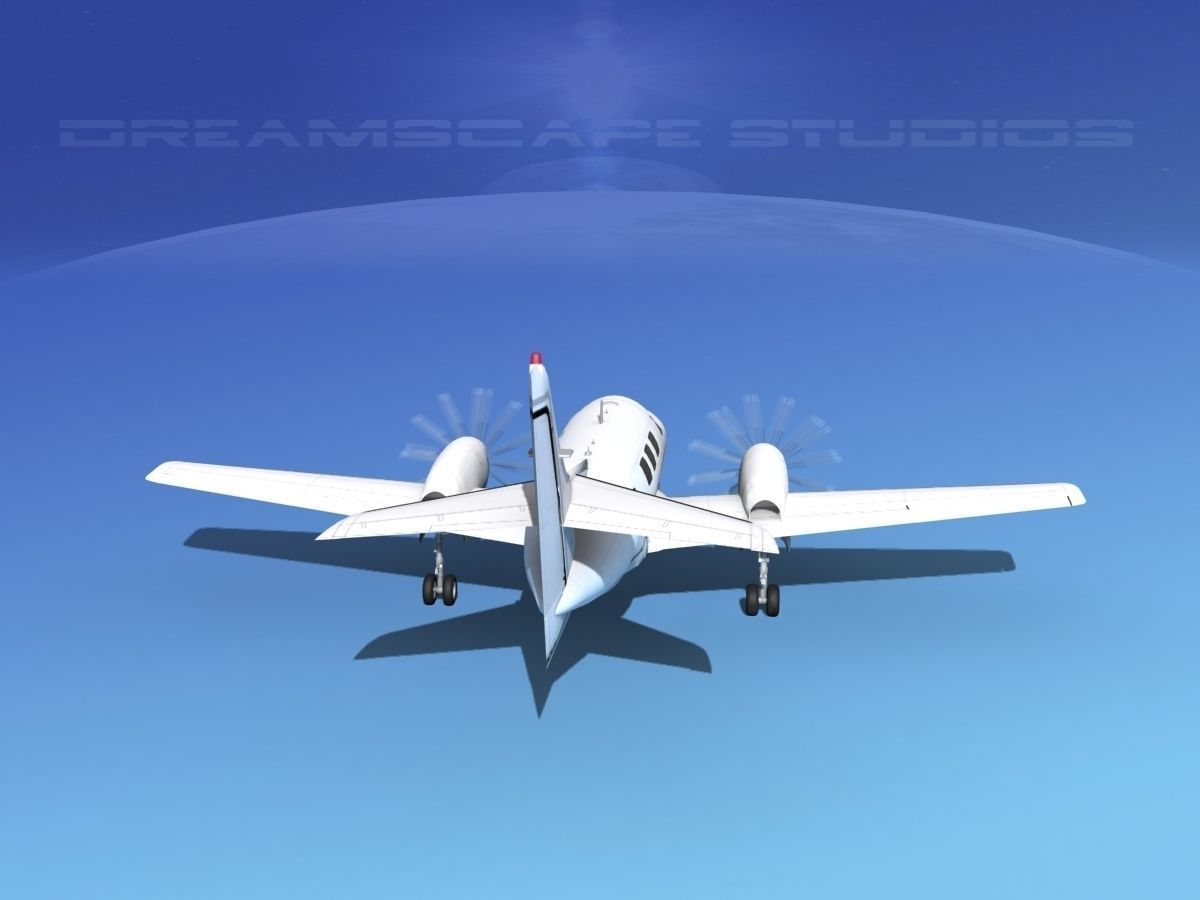 Swearingen SA226-T Merlin III V13 3D model_6