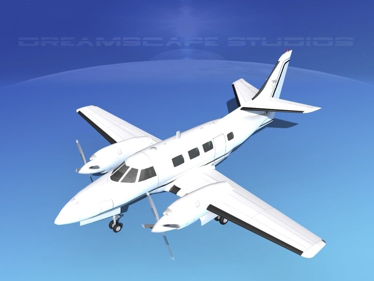 Swearingen SA226-T Merlin III V13 3D model_10