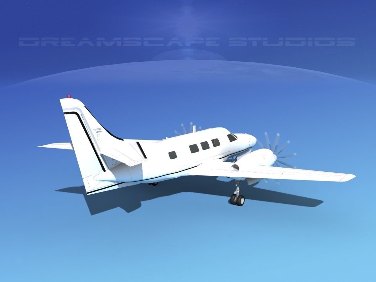 Swearingen SA226-T Merlin III V13 3D model_5