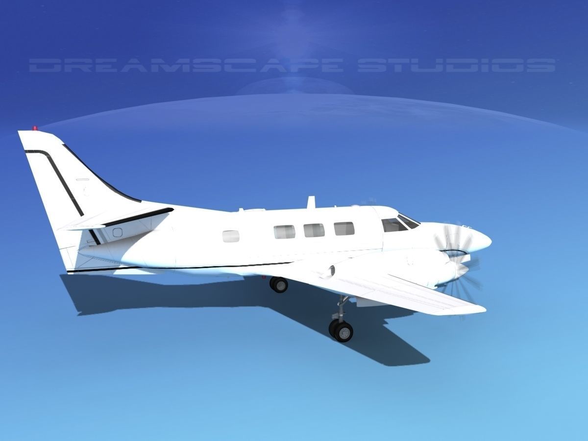 Swearingen SA226-T Merlin III V13 3D model_4