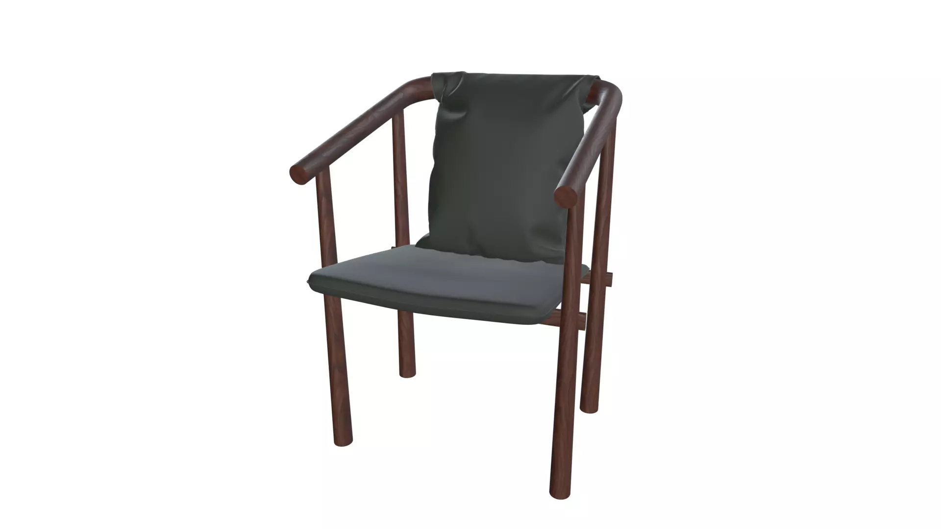 Orbit Modern Swivel Accent Chair 3D model