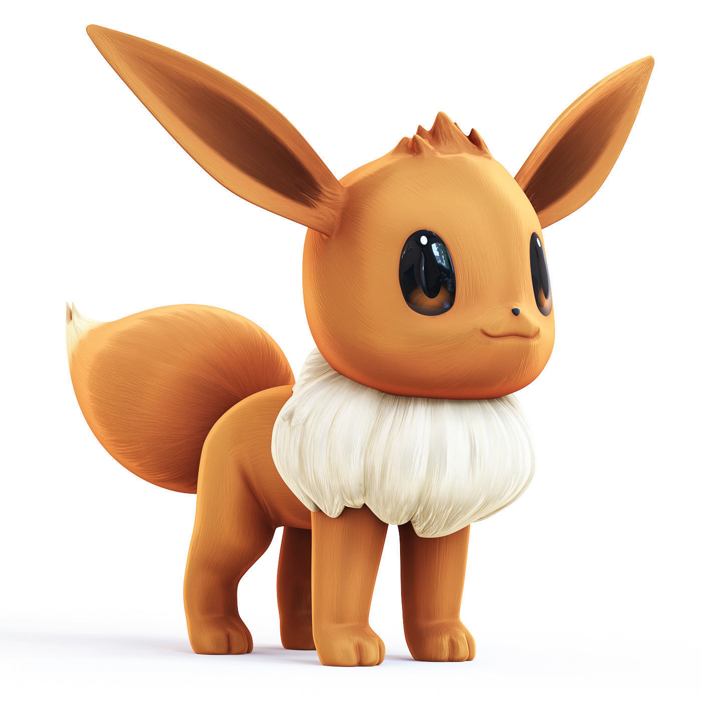 Pokemon Eevee Low-poly 3D model_12