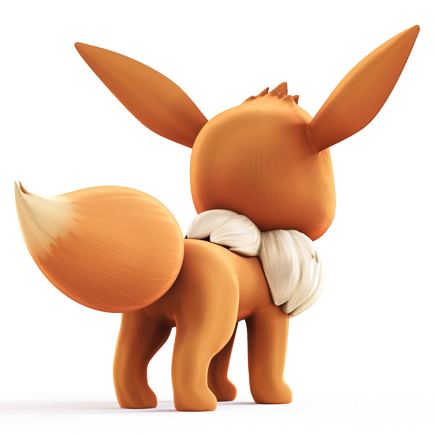 Pokemon Eevee Low-poly 3D model_10