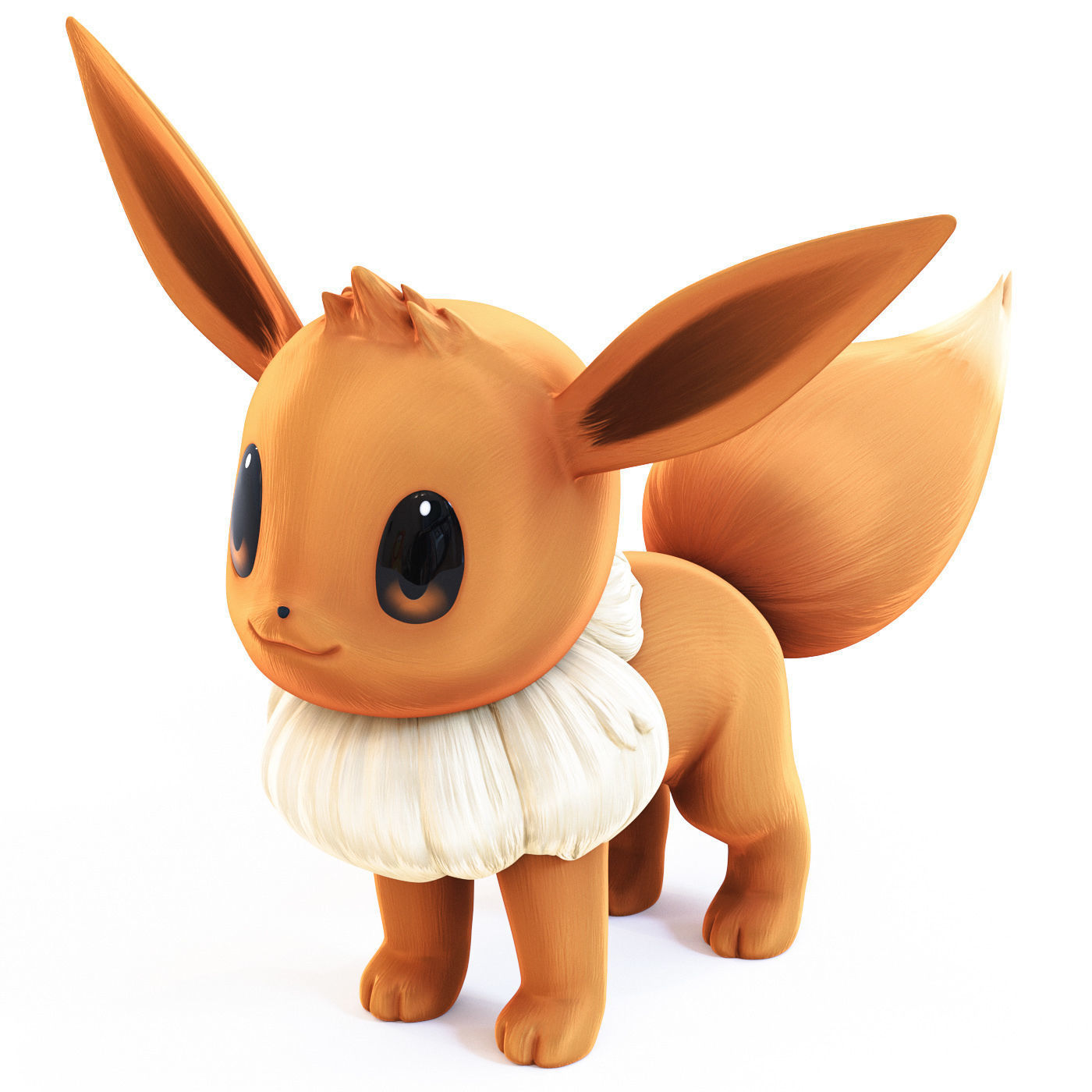 Pokemon Eevee Low-poly 3D model_9