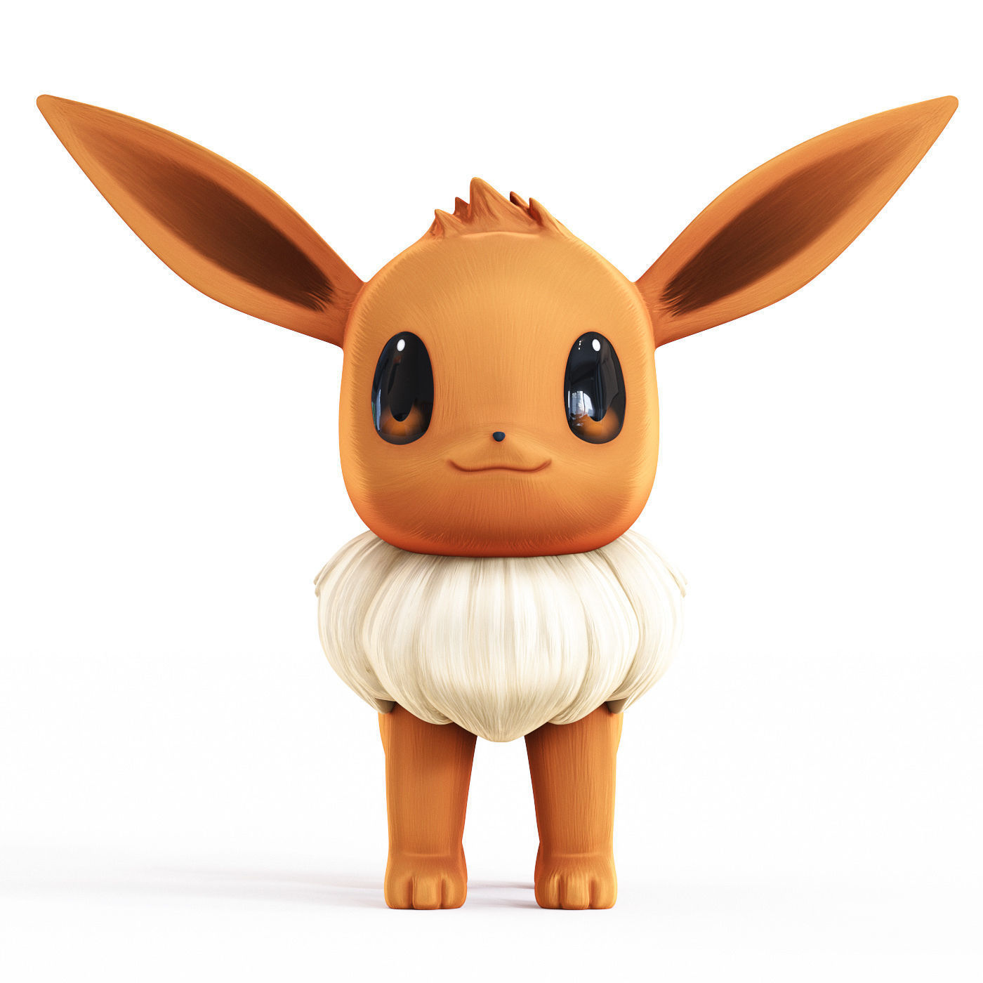 Pokemon Eevee Low-poly 3D model_2