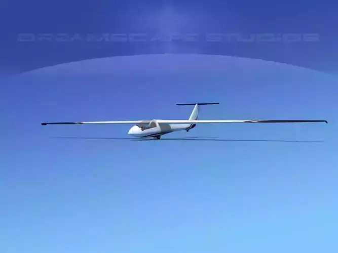 SZD-36 Cobra Glider V09 3D model