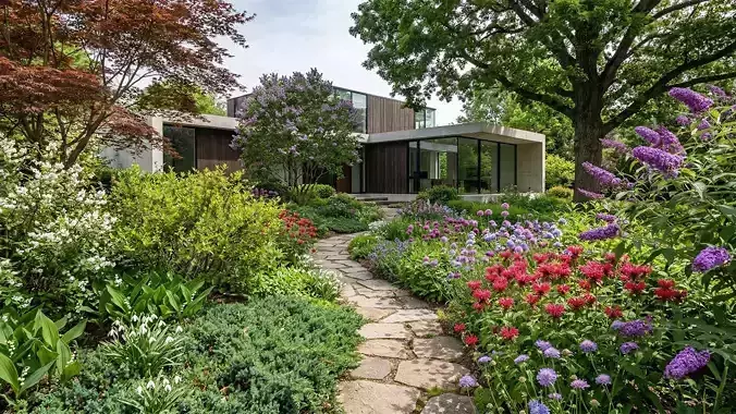 North America Garden 3D model