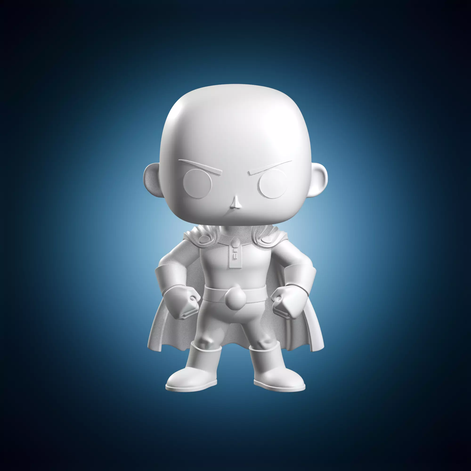 One Punch Man Funko Pop Figure 3D print model