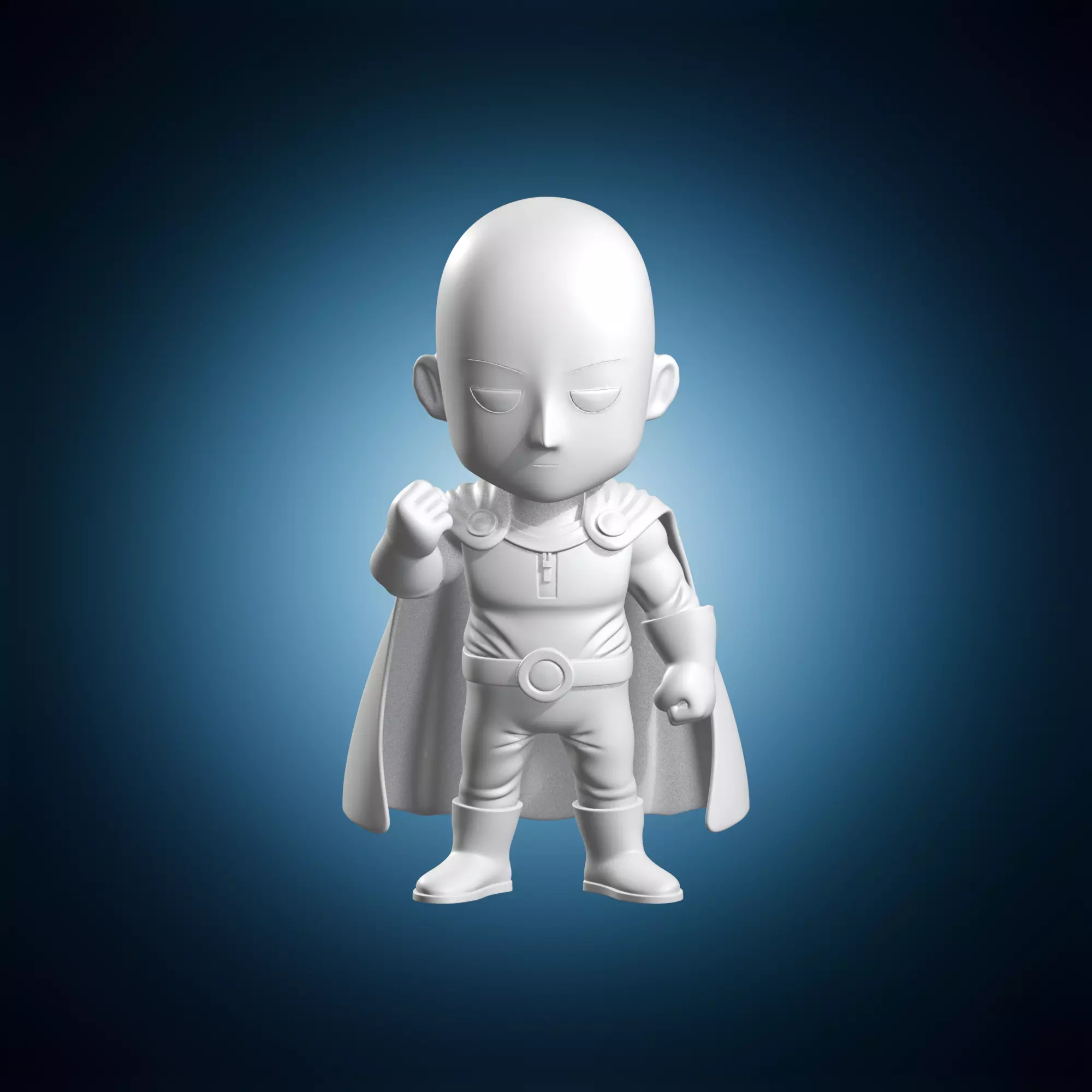 Saitama Chibi Figure 3D print model