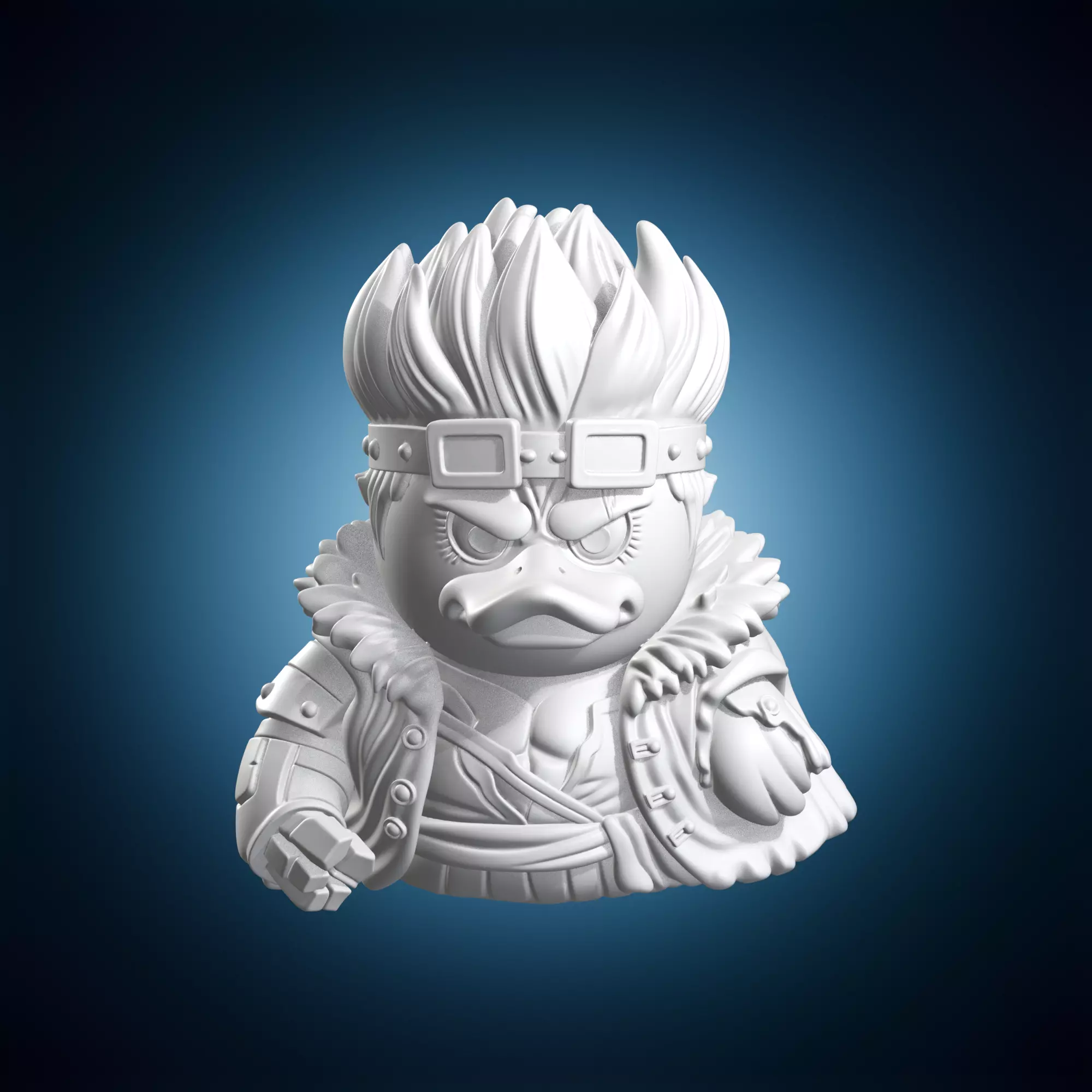 Rob Lucci Duck One Piece Figure 3D print model