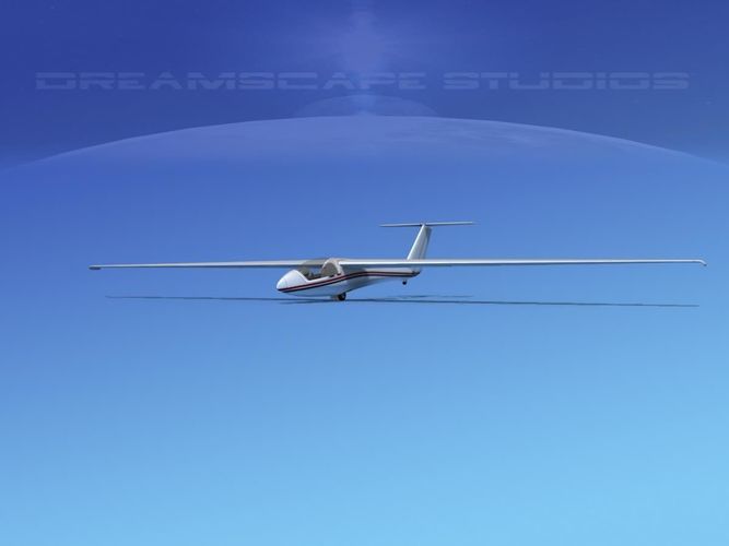 SZD-36 Cobra Glider V14 3D model