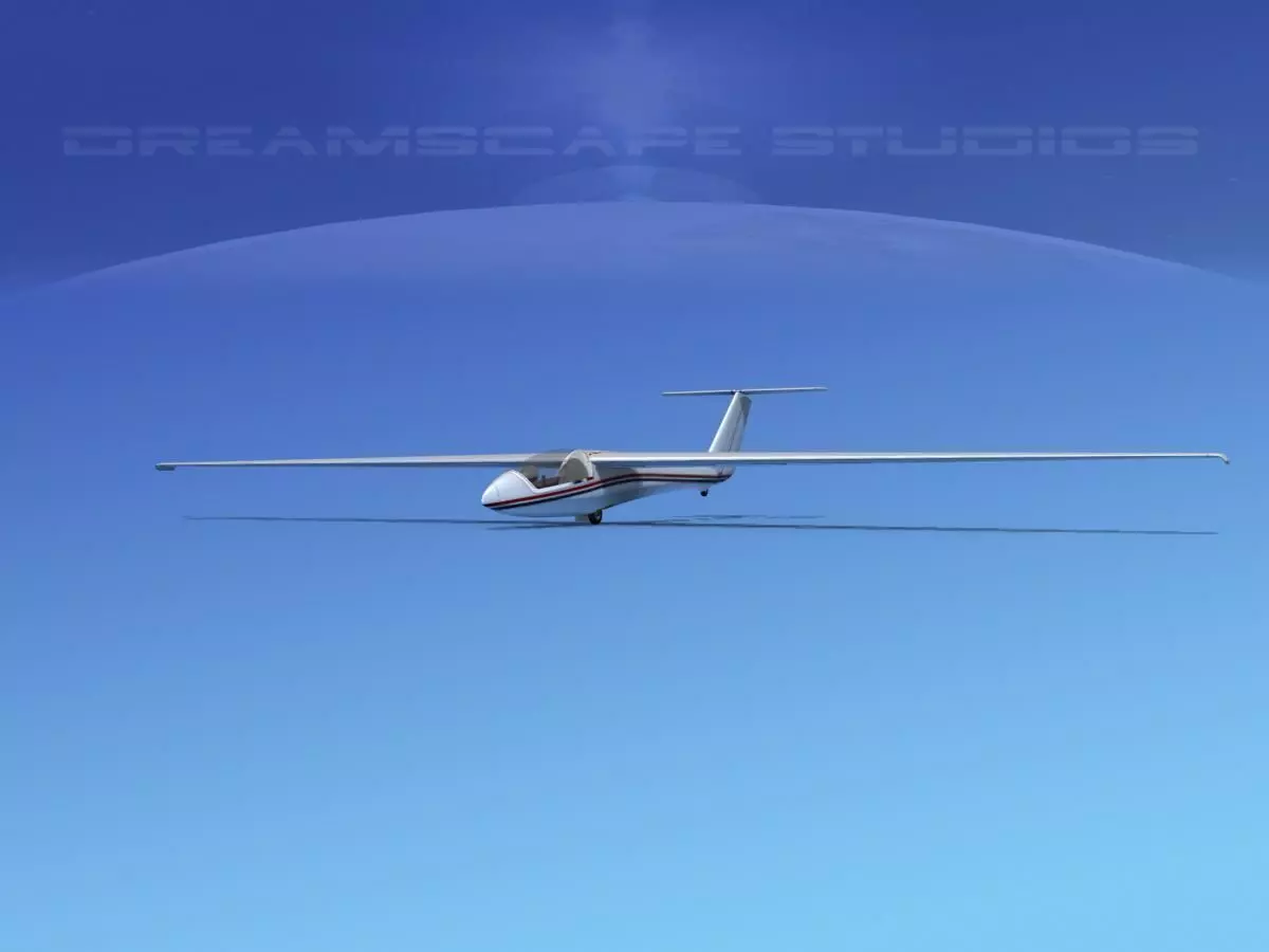 SZD-36 Cobra Glider V14 3D model