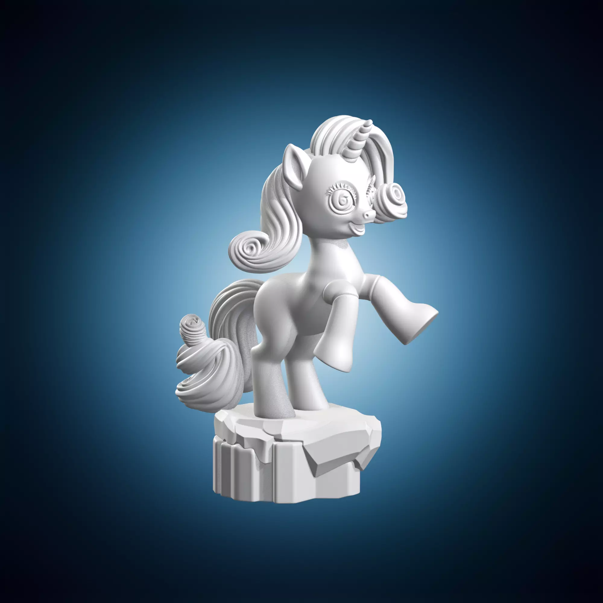 Miniature Pony Figurine 3D print model