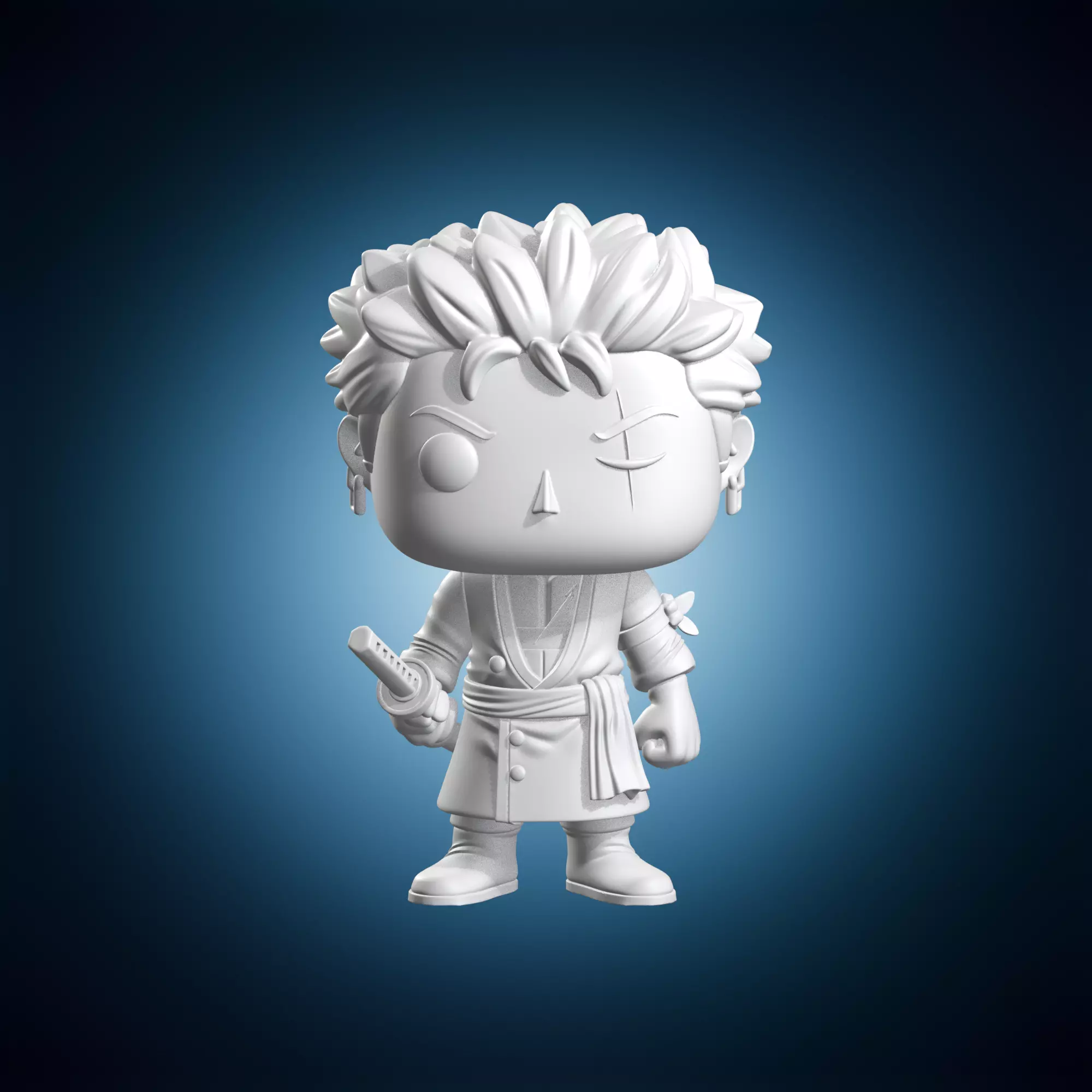 Roronoa Zoro Funko Pop 3D print model