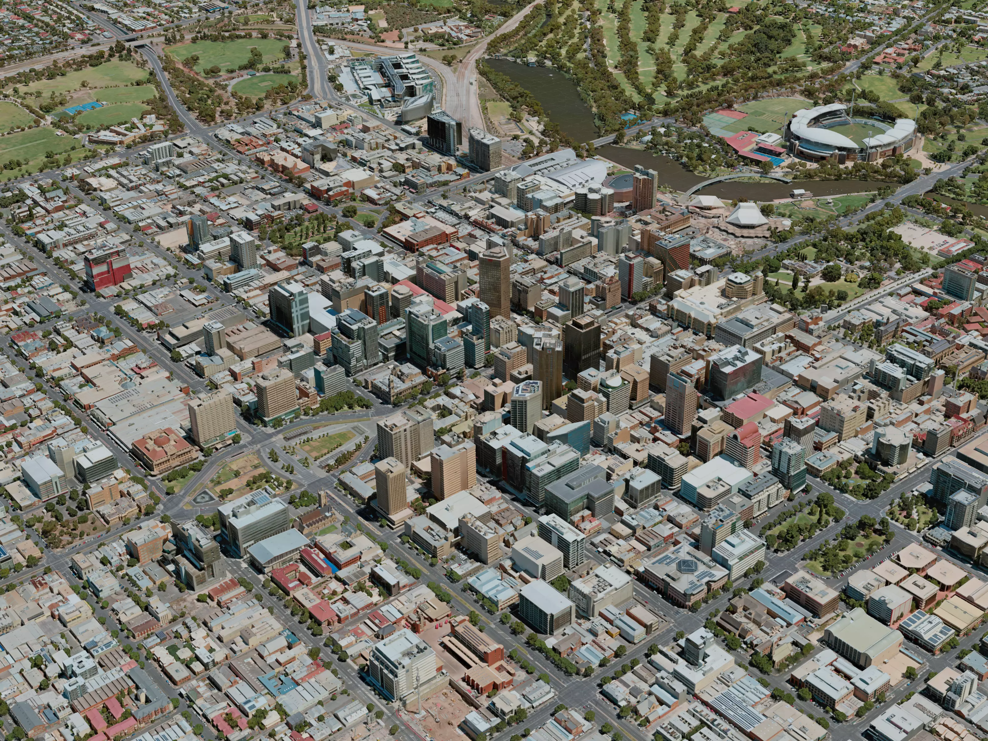Adelaide City 3D model