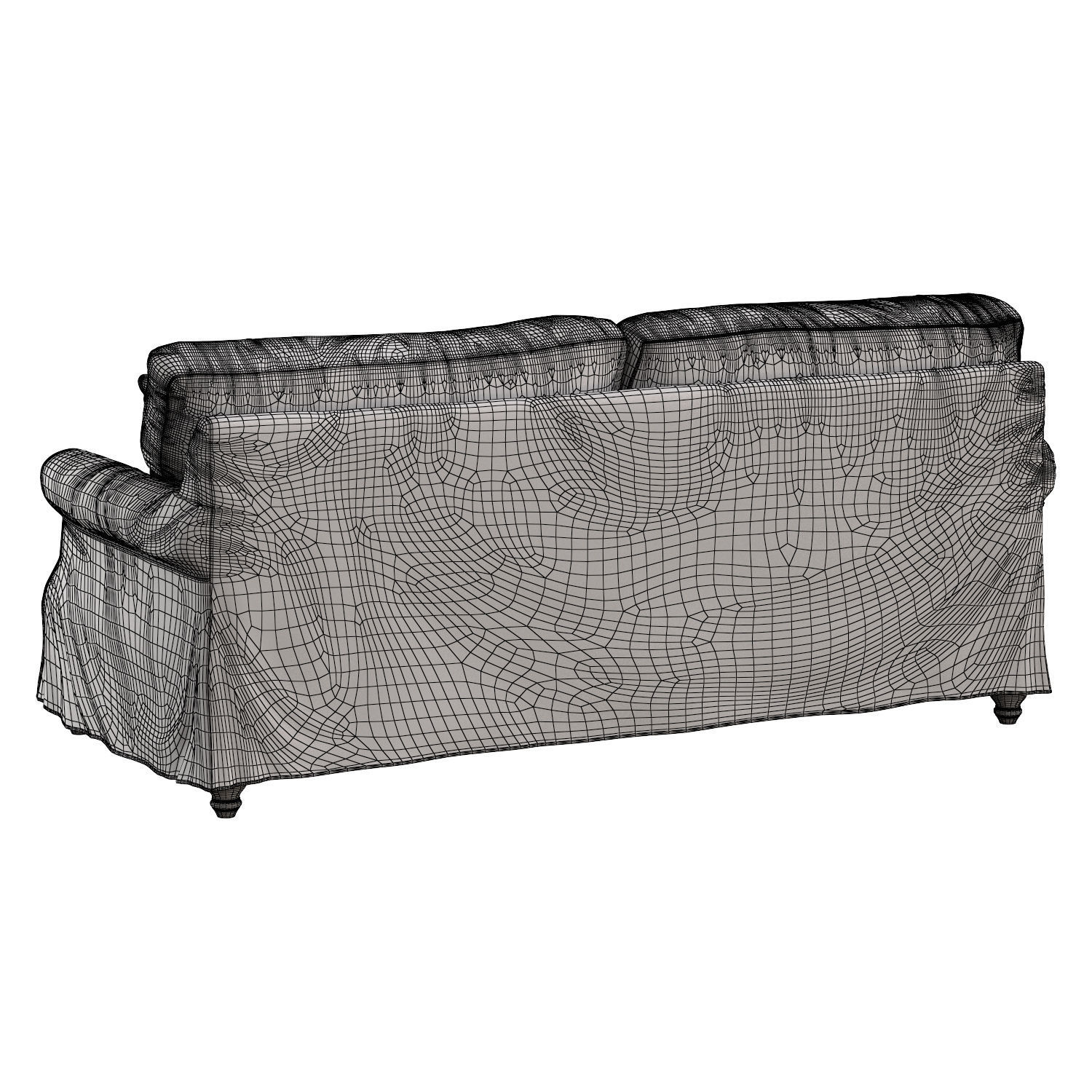 Tifton Sofa Slipcover 3D model_6