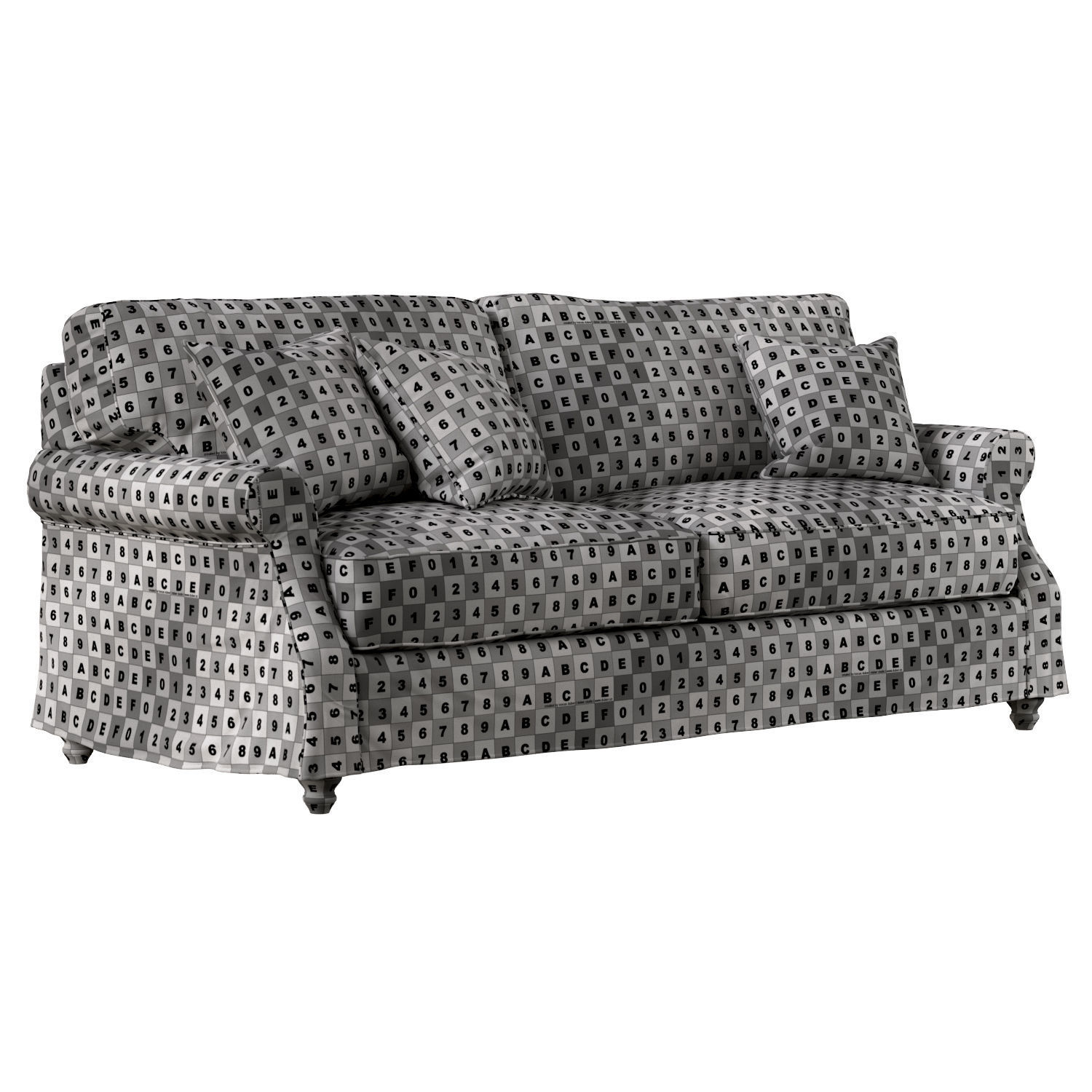 Tifton Sofa Slipcover 3D model_3