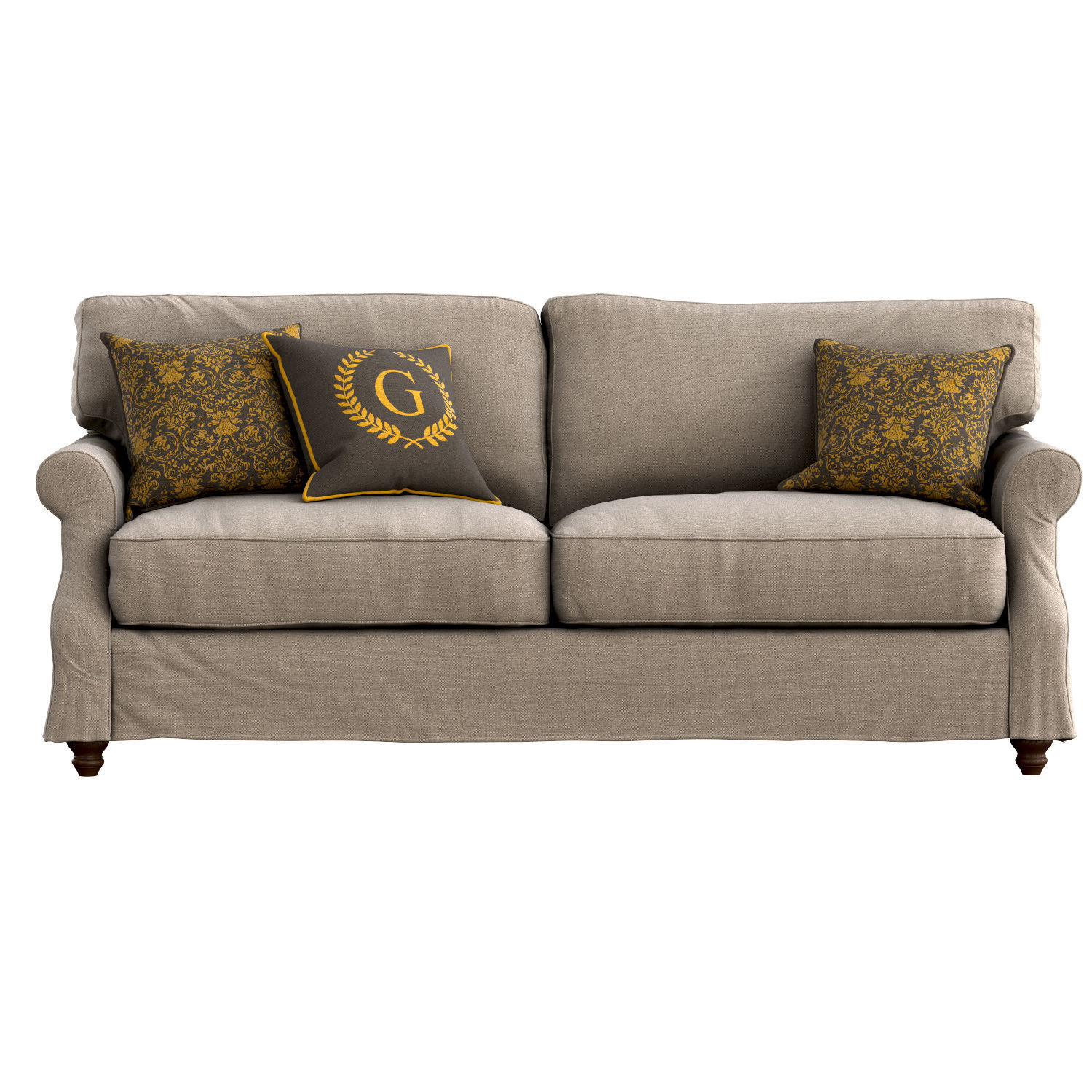 Tifton Sofa Slipcover 3D model_4