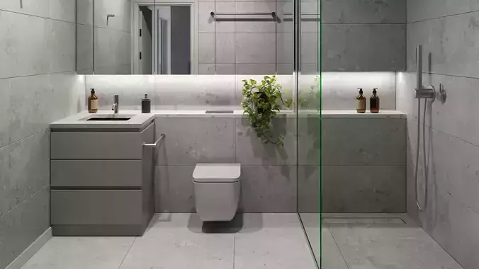 Archinteriors vol 72 - minimalist apartment 3D model 4