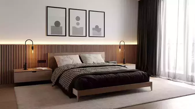 Archinteriors vol 72 - minimalist apartment 3D model 2