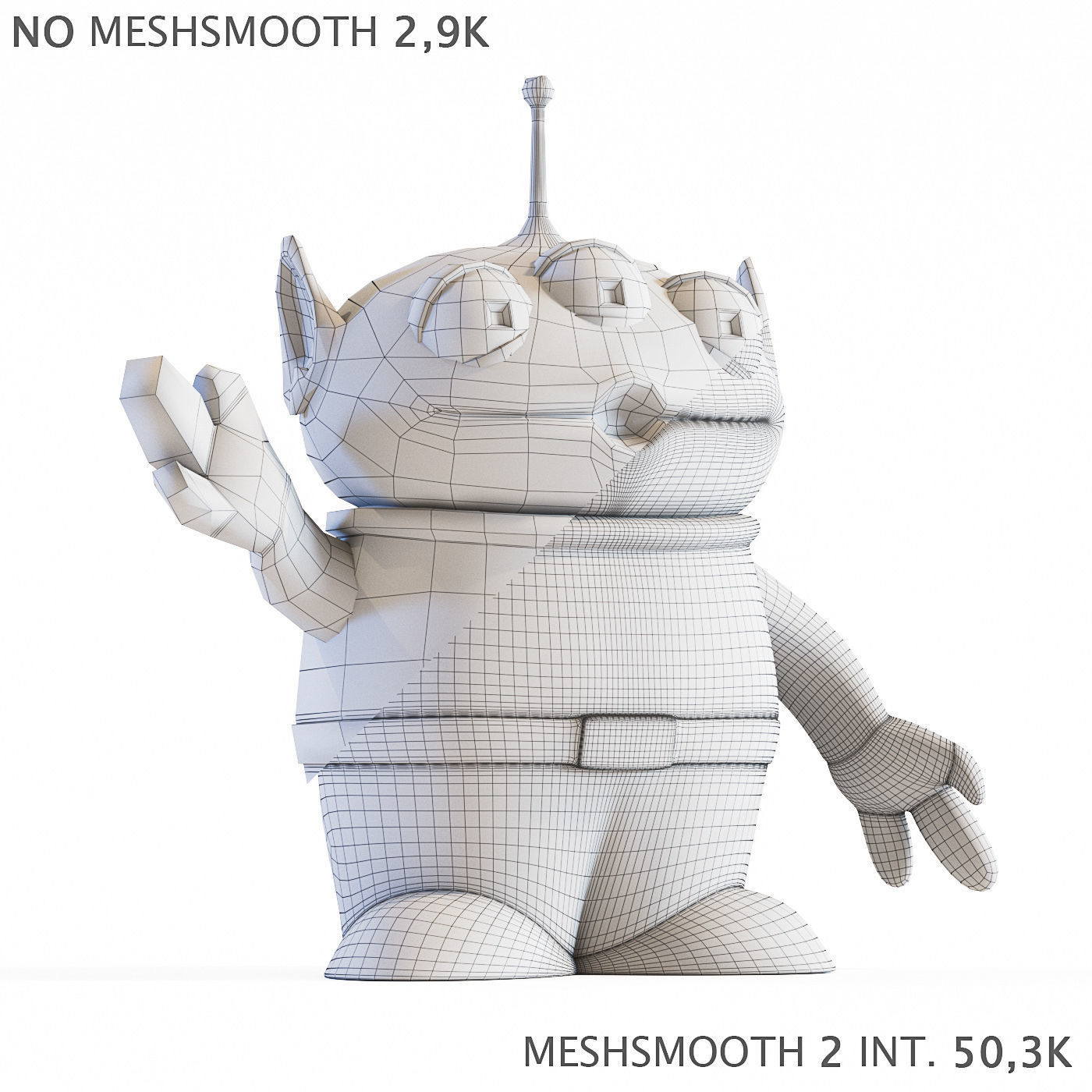 Toy Story Alien Low-poly 3D model_3