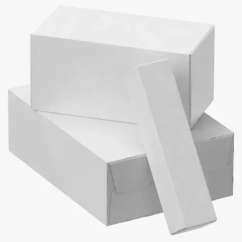 Paper boxes on tray set 3D model | CGTrader