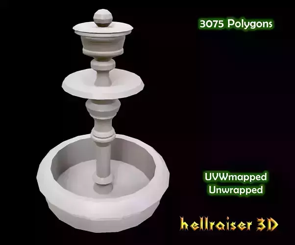 Fountain three tier